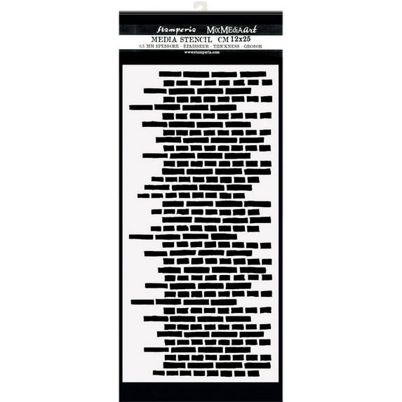 Stamperia Stencil 4.72"X9.84"-Brick Wall, Lady Vagabond Lifestyle