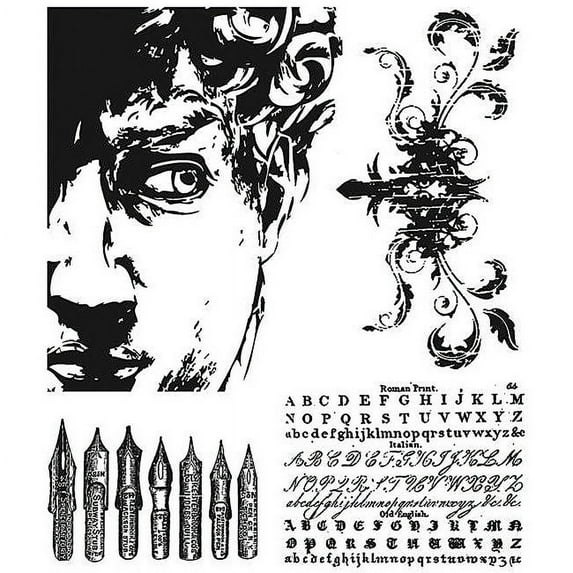Stampers Anonymous Tim Holtz 'Artful Artifacts' Rubber Stamp Set