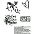 thumbnail image 1 of Stampers Anonymous Tim Holtz 'Love Struck' Rubber Stamp Set, 1 of 3