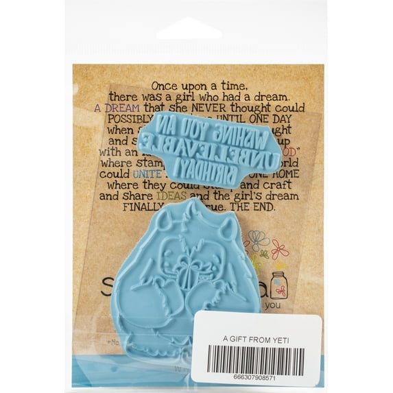 Stamping Bella Cling Stamps, A Gift From Yeti