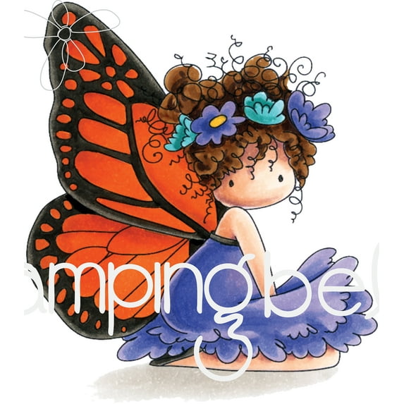 Stamping Bella Cling Stamps-Bess The Butterfly