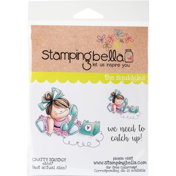 Stamping Bella Cling Stamps-Chatty Squidgy