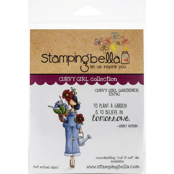 Stamping Bella Cling Stamps-Curvy Girl Gardener