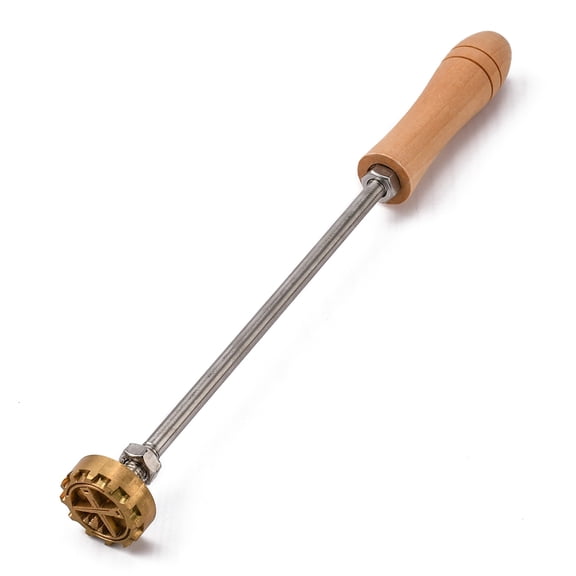 Stamping Embossing Soldering Tools Pattern Brass with Stamp for Cake/Wood 30mm