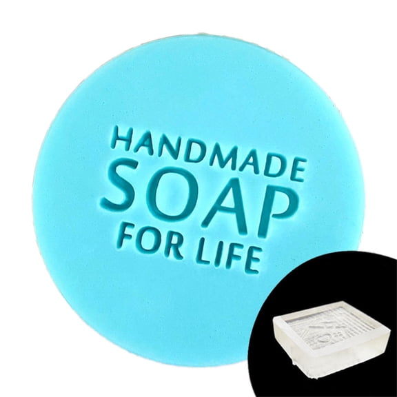 Stamping Mold Stamp Acrylic Transparent Soap Seal Natural Organic Soap Making Tools Accessories Soap Stamp Block