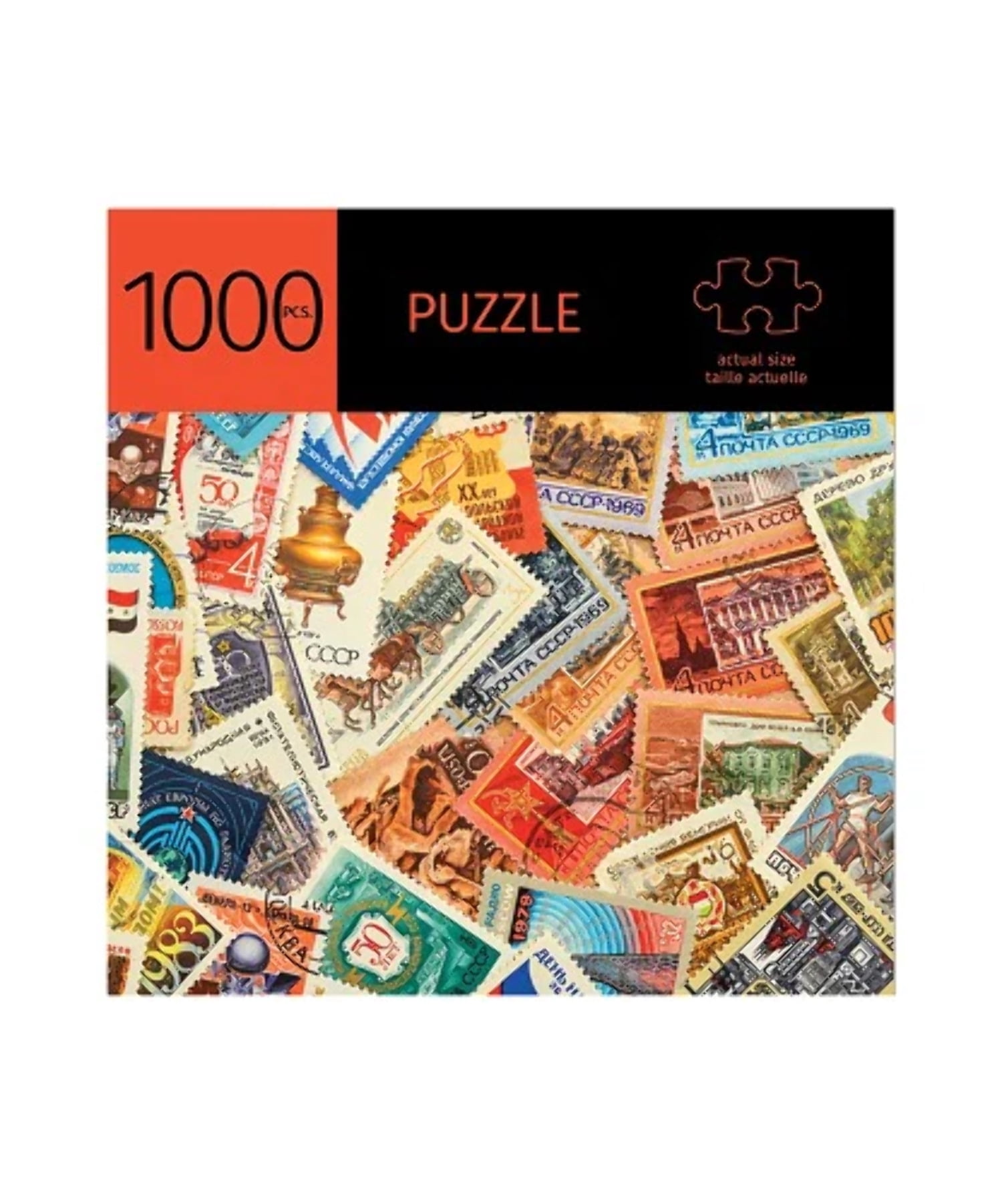 Stamps Design Puzzle, 1000 Pieces - Walmart.com