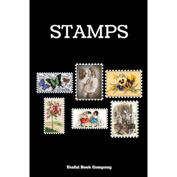 Stamps: Stamp book for stamp collectors, 6 x 9, (Paperback)