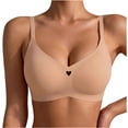 thumbnail image 1 of Stamzod Bras for Women No Underwire Seamless Jelly Bra Supportive Wireless Push Up Everyday Bras, 1 of 6