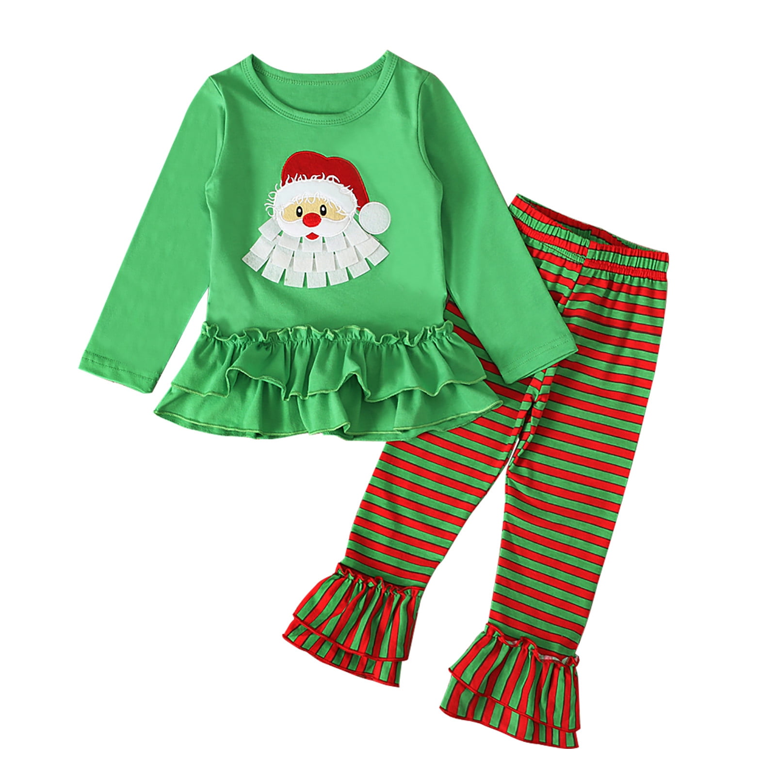 Stamzod Christmas Unisex Toddler Clothes Boys Girls Cute Printed Long ...