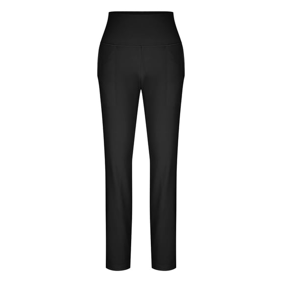 Stamzod Fall Pajamas Women Solid Color Straight Soft Leggings Casual Sleepwear Women's Lounge Pants Black L