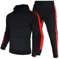 thumbnail image 1 of Stamzod Fall Winter Men's Jogging Tracksuit 2 Piece Athletic Outfit Hoodie Sports Sweatsuit Pullover Suit Sets Jogging Suits for Men, 1 of 3