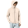 thumbnail image 1 of Stamzod Fishing Shirts for Men Summer Long Sleeve Sun Protection Hoodie Jacket Men's Rash Guard with Pocket Beige-1 XXL, 1 of 5