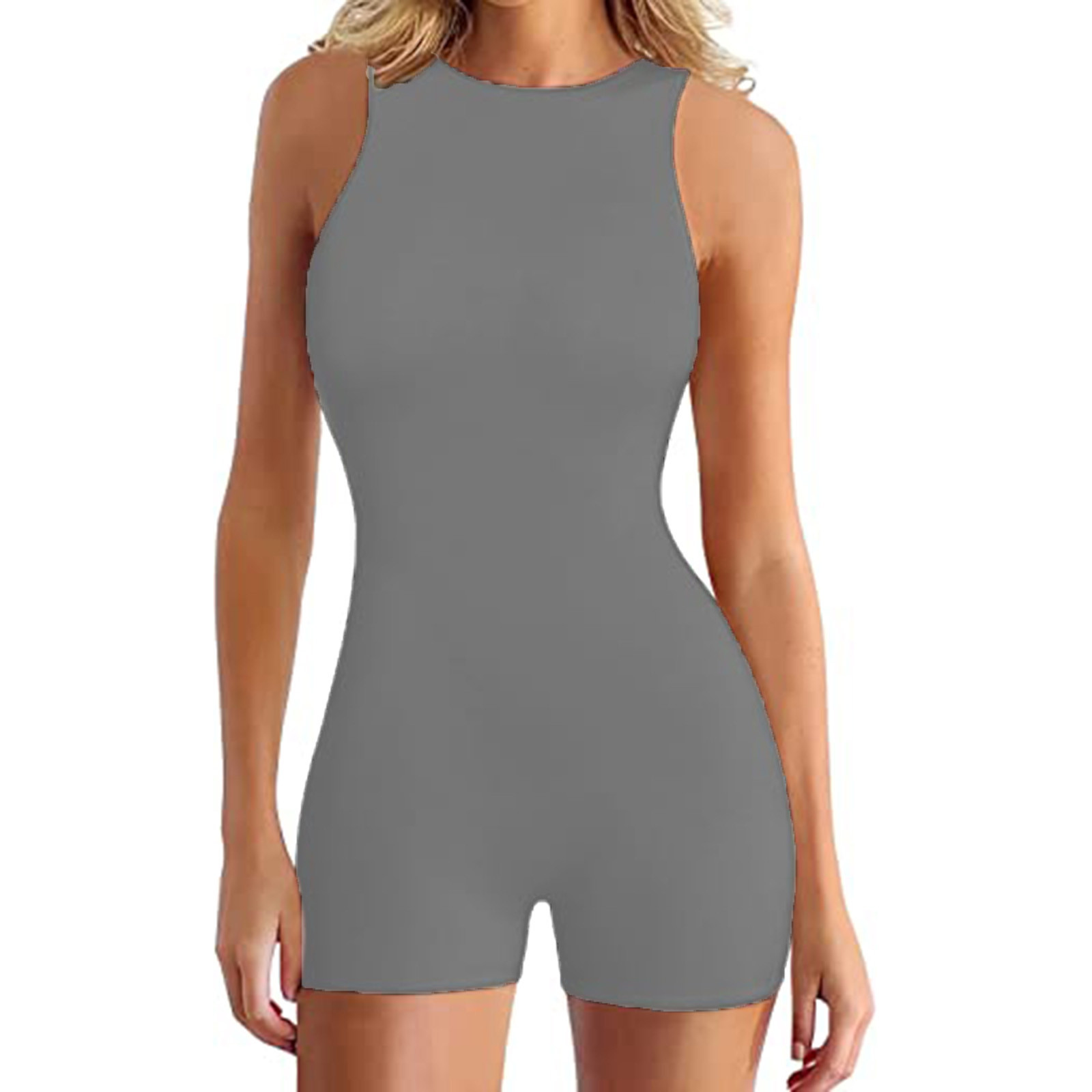 Stamzod Jumpsuits for Women Casual Running Onesie Workout Rompers One