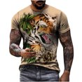 thumbnail image 1 of Stamzod Men Clothes Clearance Men's Vintage T Shirts Fitness Short Sleeve Streetwear Casual Digital Print Shirts Graphic Tees Men's T Shirts, 1 of 5