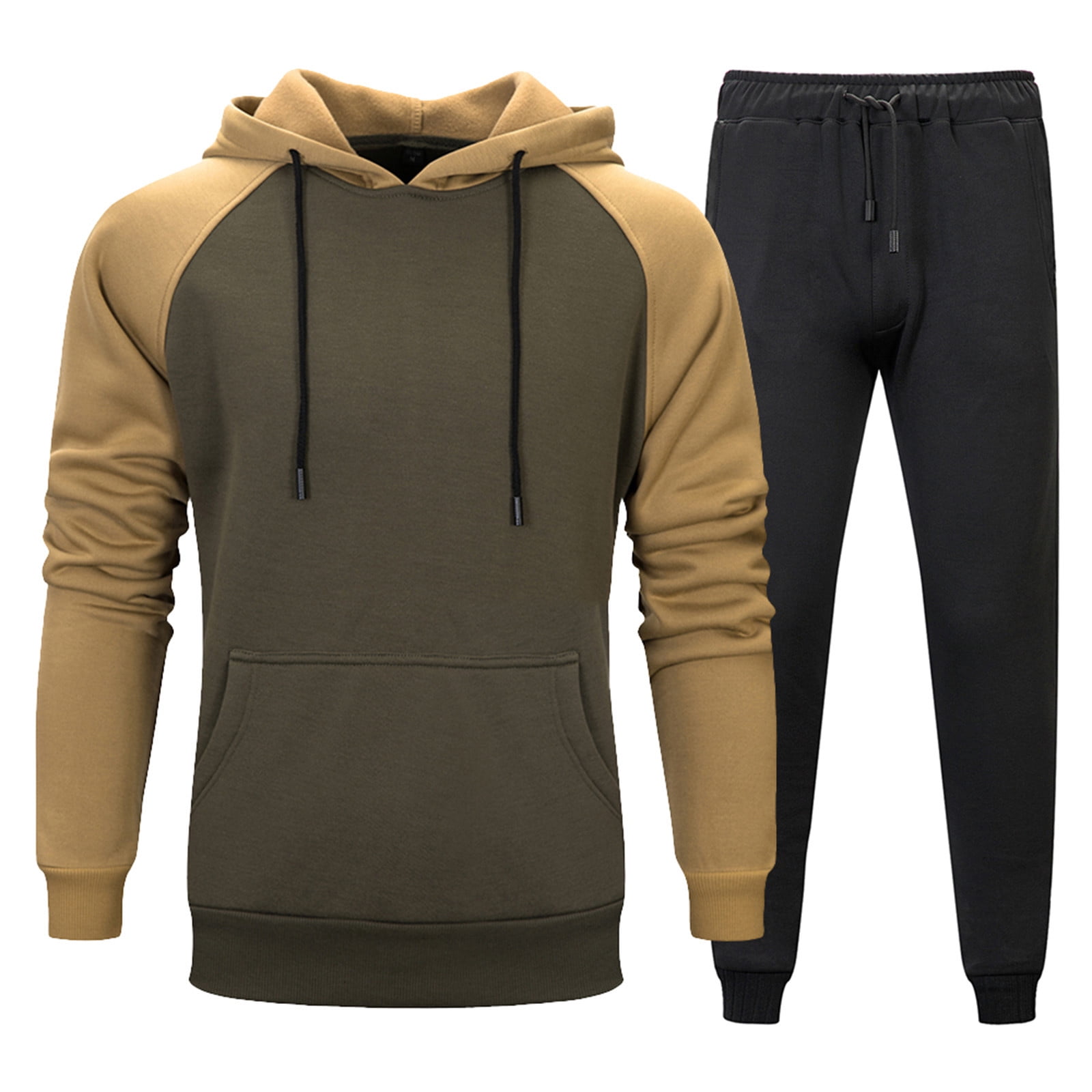 Stamzod Men'S Tracksuits 2 Piece Outfit Casual Long Sleeve Sweat Suit ...