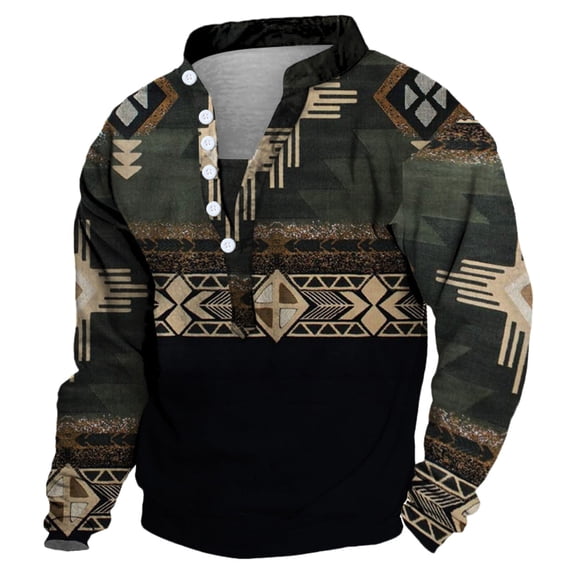 Stamzod Men Sweatshirt Loose Men's Tactical Outdoor Jacket Clearance Hunting Clothes Patchwork Pullover V neck Tees Tops Spring Autumn Black XXL