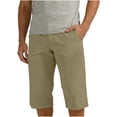 thumbnail image 1 of Stamzod Men's Capri Pants Casual Chino Golf Dress Shorts Below Knee 3/4 Straight Leg Work Shorts with Pockets Khaki XL, 1 of 9