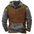thumbnail image 1 of Stamzod Men's Fashion Hoodies & Sweatshirts Vintage Long Sleeve Graphic Hoodie Casual Pullover Oversized Sweatshirt with Pocket Multicolor B XL, 1 of 2