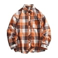 thumbnail image 1 of Stamzod Men's Plaid Shirt Long Sleeve Button Down Casual Flannel Shirts Loose Fit Plus Size Beach Hawaiian Shirts, 1 of 7