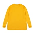 thumbnail image 1 of Stamzod Men's Pullover Sweatshirts Long Sleeve Solid Ribbed Athletic Shirts Crew Neck Plus Size Casual Basic Tee Tops on Clearace, 1 of 3