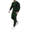 thumbnail image 1 of Stamzod Men's Tracksuits Men's Suits Long Sleeve Pullover Sports Jogging Suits Sets Letter Digital Print New Athletic Running 2 Piece Sweatsuits, 1 of 5