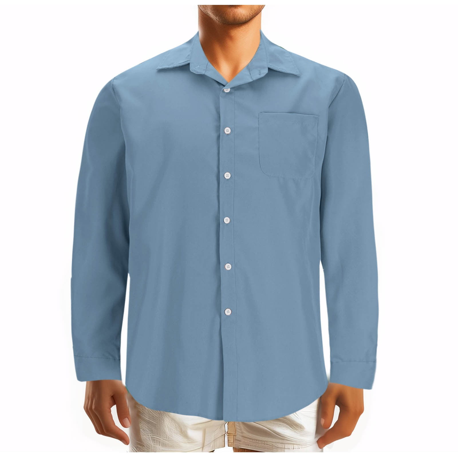 Dress Shirt Solid Regular main image 1