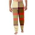 thumbnail image 1 of Stamzod Mens Pajama Pants Cotton Lightweight Pajama Bottoms Stripe Colorblock Soft Comfy Lounge Pants Loose Fit Sleepwear Pj Pants on Sale, 1 of 6