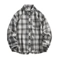 thumbnail image 1 of Stamzod Mens Plaid Shirts Long Sleeve Button Front Shirt Wrinkle-Free Loose Fit Mens Work Shirts Plus Size on Sale, 1 of 7
