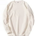 thumbnail image 1 of Stamzod Mens Shirts Solid Color Pullover Tops Warm Long Sleeve Sweatshirt Hip Hop Streetwear Sweatshirts Plus Size Men's Clothing, 1 of 3