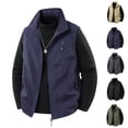 thumbnail image 1 of Stamzod Mens Vest Lightweight Windproof Zip Up Vests Outerwear with Pockets Outdoor Sleeveless Jackets Army Green XS, 1 of 10