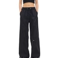 thumbnail image 1 of Stamzod Outdoor Hiking Pants Women Solid Color Sports Baggy Sweatpants with Multiple Pocket Breathable Casual Cargo Sweatpants for Women Black M, 1 of 4