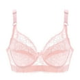 thumbnail image 1 of Maplenight Plus Size Womens Daily Bras Push Up Wireless Comfort Lace Breathable Bra Bralette Underwear, 1 of 2