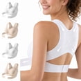 thumbnail image 1 of Stamzod Posture Bras for Women No Underwire X-Shaped Back Push Up Bra Full Coverage Supportive Wireless Bra, 1 of 8