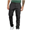 thumbnail image 1 of Stamzod Rugged Work Pants for Men Slim Fit Straight Leg Golf Pants Men Wear-Resistanting Zipper Hiking Pants with Pockets, 1 of 5