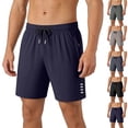 thumbnail image 1 of Stamzod Running Gym Shorts Men Lightweight Athletic Workout Shorts with Pockets (L-6Xl) Army Green B XL, 1 of 9