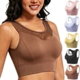 thumbnail image 1 of Stamzod Sports Bras for Women Seamless Wireless Push Up Bra Yoga Workout Gym T Shirt Bra Supportive Everyday Bras, 1 of 10