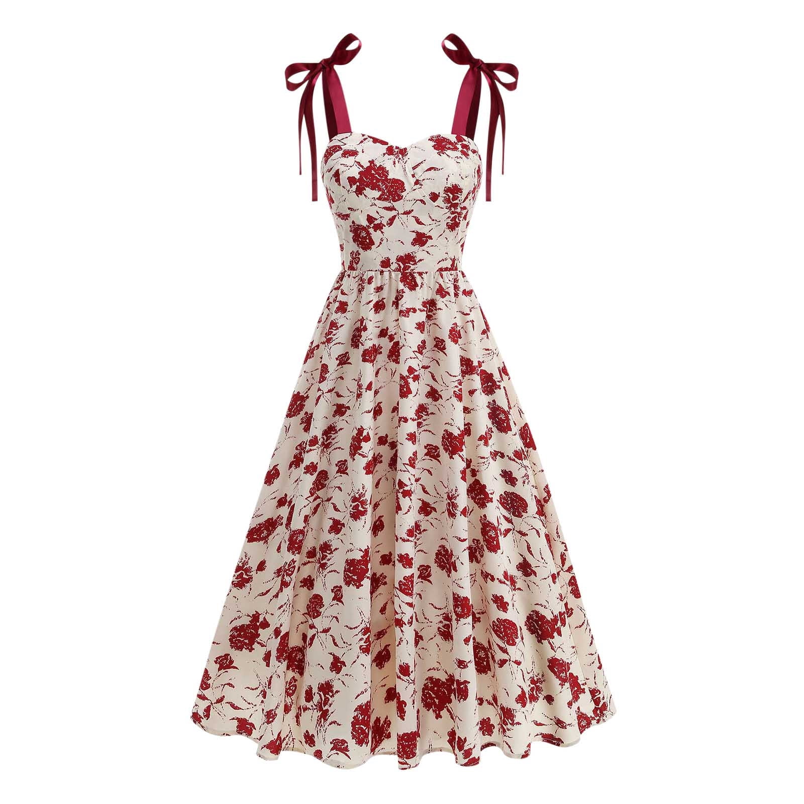 floral tea party dress women Vintamour Vintage Elegant Sage Green Summer Cottage Core Garden Party Dress Women Embroidery Mesh Ditsy Floral Tea Party Wedding Guest Easter Spring Outfit