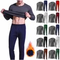 thumbnail image 1 of Stamzod Thermal Underwear for Men Winter Base Layer Long Johns Set Cold Weather Fleece Lined Top & Bottom, 1 of 8