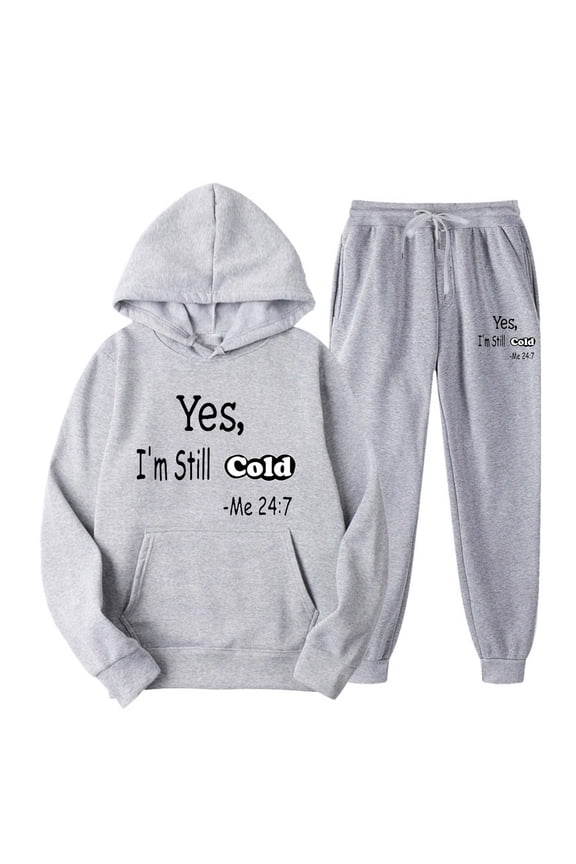 Track Suits for Men 2 Piece Hoodies Long Sleeve Sweatshirt with Sweatpants Sets Fashion Letter Print Casual Jogging Suit for Men S-3Xl