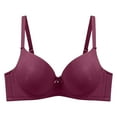 thumbnail image 1 of Stamzod Truekind Bras for Women Supportive Push Up Bra Scalloped Seamless Bra Everyday Bras Underwire Bras for Women Red 85D, 1 of 3