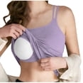 thumbnail image 1 of Stamzod Women Built-In Bra Tank Tops Double Spaghetti Strap Sleeveless Basic Shirts Ribbed Slim Fit Casual Tanks Summer Clothes Purple S, 1 of 8