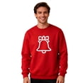 thumbnail image 1 of Stamzod Women's Fashion Christmas Pullover Sweatshirts Fashion Cute Printed Long Sleeve Oversized Sweatshirt Christmas Matching Couple Crewneck Sweatshirt for Men Red-4 XXXL, 1 of 9