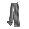 thumbnail image 1 of Stamzod Women's Pajama Bottoms Fashion Plaid Printed Elastic Waist Soft Pajama Pants Nightwear Casual Pajamas for Women with Pocket Black D XXXL, 1 of 5