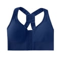 thumbnail image 1 of Stamzod Women's Racerback Sports Bra Front Closure Wireless Push Up Bra No Underwire Supportive Workout Bras for Women, 1 of 9