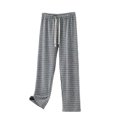 thumbnail image 1 of Stamzod Women's Sleepwear Fashion Plaid Printed Elastic Waist Lounge Pants Women Casual Soft Pajamas with Pocket Green E XXL, 1 of 5