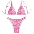 thumbnail image 1 of Stamzod Women's Triangle Bikini Sets Floral Printed Two Piece Swimsuits Cute Cheeky Bathing Suits for Women Multicolor N L, 1 of 9