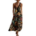 thumbnail image 1 of Stamzod Womens Summer Plus Size Dresses 2026 Floral Maxi Dress Sleeveless Casual Flowy Beach Sundress Multicolor F XL, 1 of 8