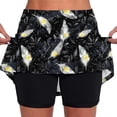 thumbnail image 1 of Stamzod Womens Tennis Skirt High Waisted Athletic Skorts with Pockets Shorts Casual Golf Skirts for Workout Running Black B XXL, 1 of 5