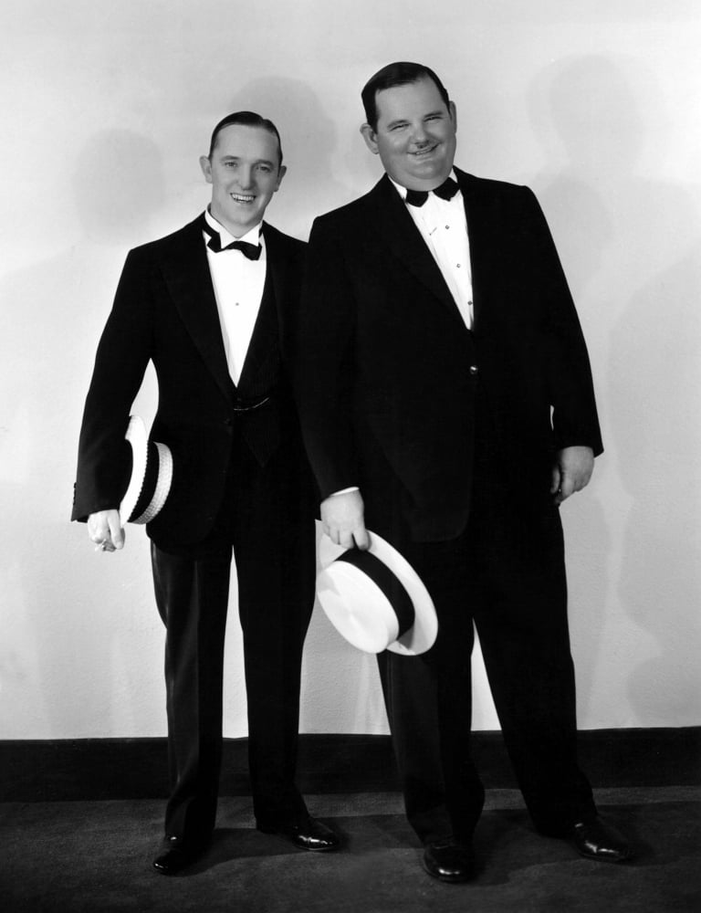 Stan Laurel Oliver Hardy Canvas Art - (16 x 20)
