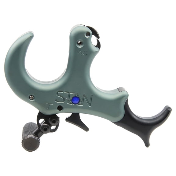 Stan Outdoors OnneX Thumb Sage XXL Archery Release, Adjustable Trigger Tension, Echo Grey Aluminum (8404)